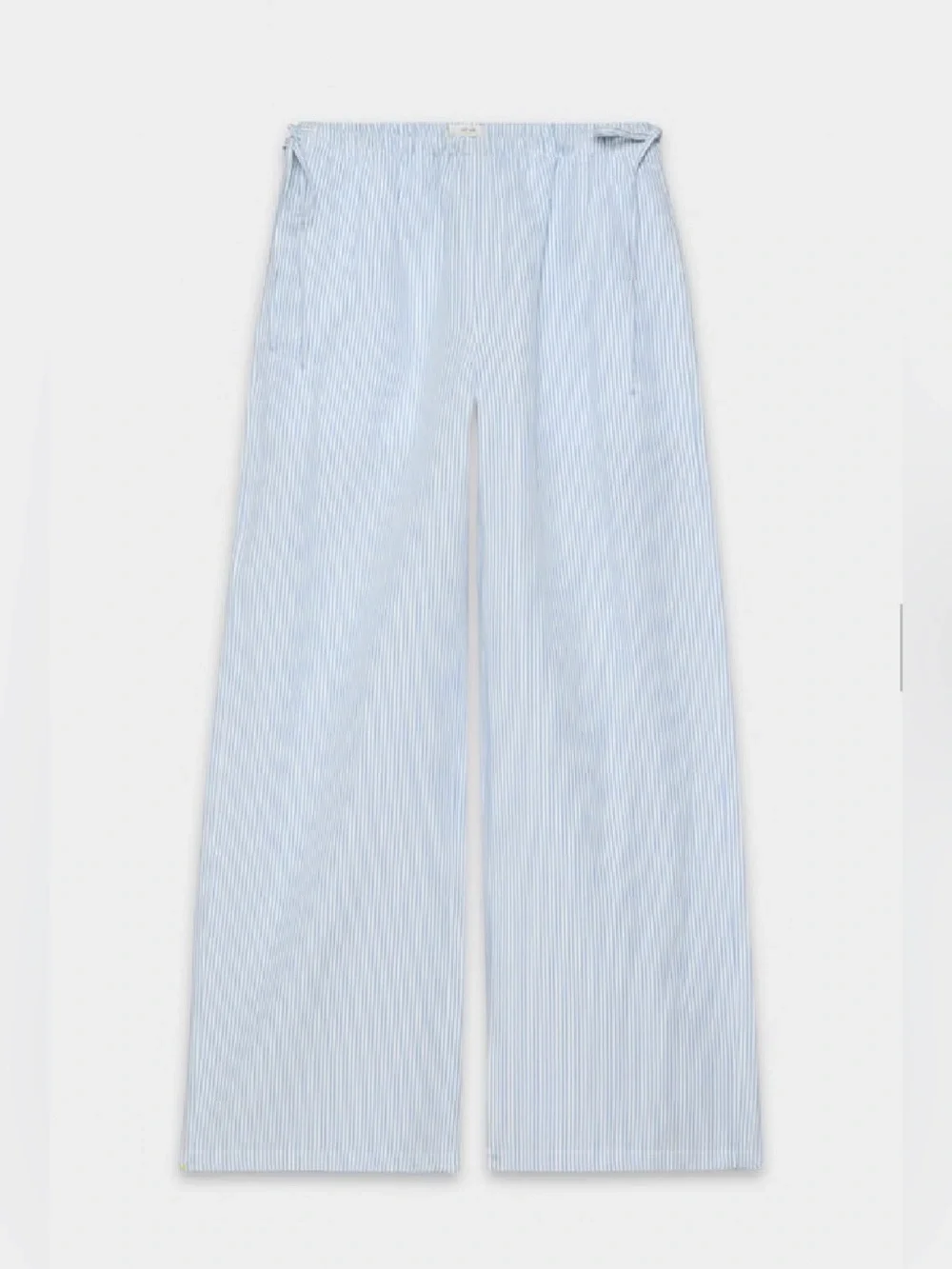 NWOT Aritzia Artisan Pant - Cruiselinen stripe white/cornflower blue size small